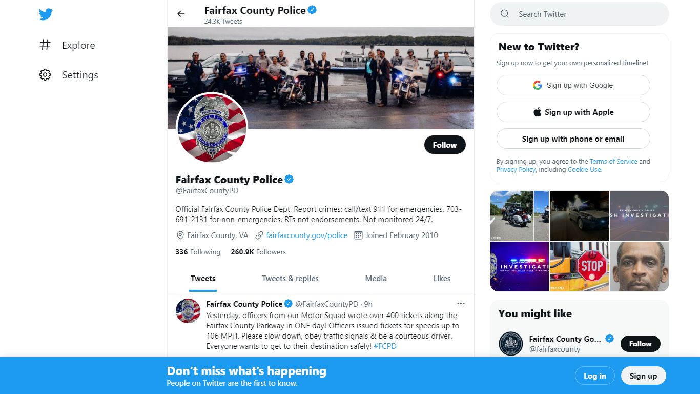 Fairfax County Police (@FairfaxCountyPD) / Twitter